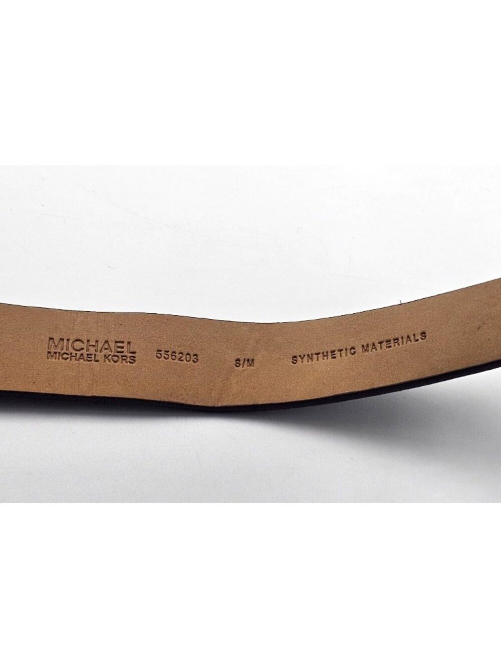 Michael Kors Women's Brown Beige Signature Logo Waist Pack Belt Bag Sz S/M 3303 - Picture 8 of 15